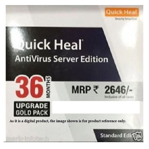 Renewal Key of Quick Heal Antivirus Server Edition 1 Server 3 Year