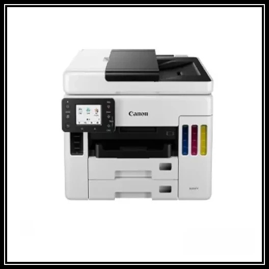 Canon MAXIFY GX7070 A4 Wi-Fi All-In-One Colour Ink Tank Photo Copier Machine with ADF, Duplex & Fax,