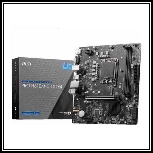 MSI Pro H610M-E DDR4 Motherboard