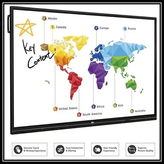 65 inches UHD IR-Type Touch Interactive Digital Board