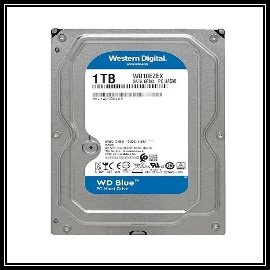 Western Digital WD10EZEX 1TB Internal Hard Drive for Desktop (Blue)